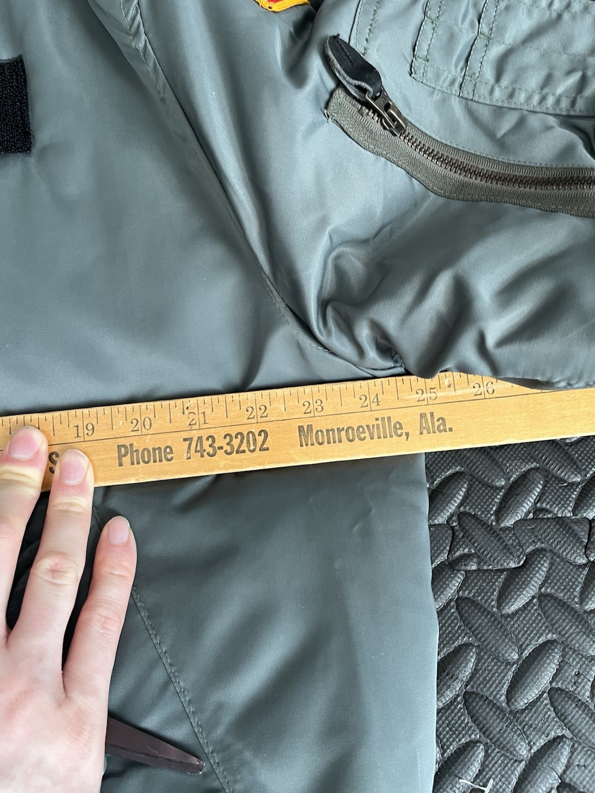 Vintage Alpha MA-J-5883F USAF Military Bomber Flight Jacket Lt Colonel Owned L image 9