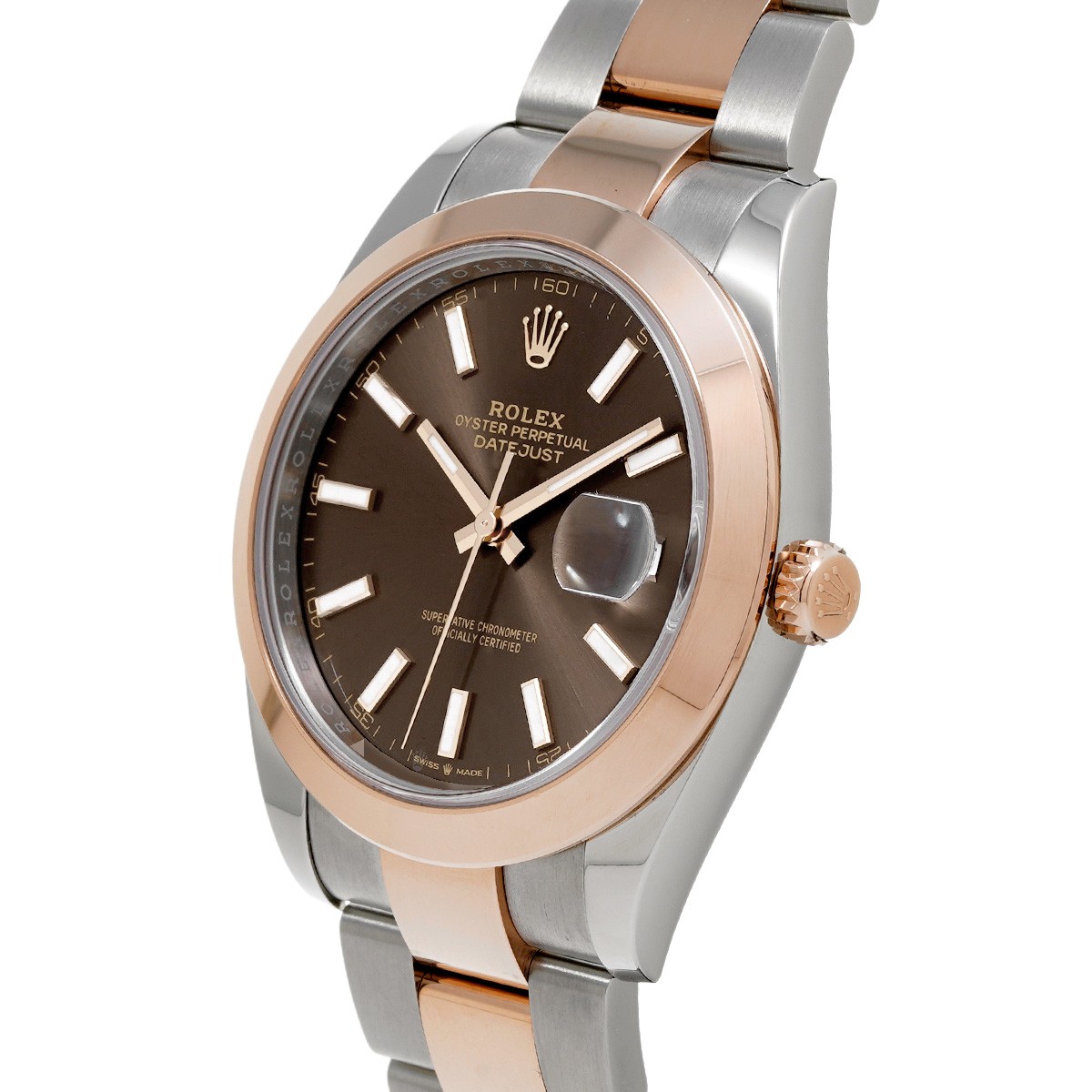 ROLEX Datejust 41 126301 Chocolate brown WATCH 725704 image 2