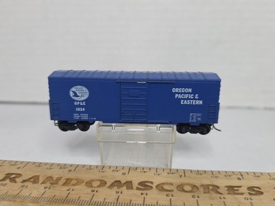 N Scale MTL 24384 Oregon Pacific Eastern 40' Boxcar OP&E 1034 Micro Trains VG