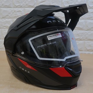 Nexx X.Lifecountry Motorcycle Adventure Carbon Terra Matt Grey / Red M: 57 58