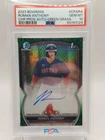 2023 Bowman Chrome Roman Anthony 1st Green Grass Refractor Auto 7/99 Psa 10