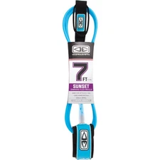 Ocean & Earth  Sunset Moulded Surfboard Leash - 7'