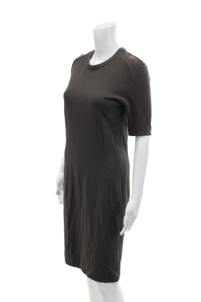 3.1 Phillip Lim 女式短袖拉链铅笔裙灰色 4 码 — 第 2/4 张图片