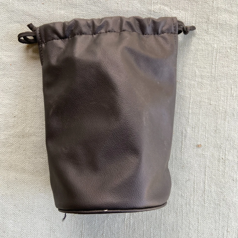 SONY LENS Pouch Travel Soft Carry BAG Case Cover CM Medium size 6" x 3.5" Black - Image 4 of 4