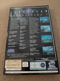 Firestorm Thunderhawk 2 Sega Saturn Video Game Boxed Complete PAL