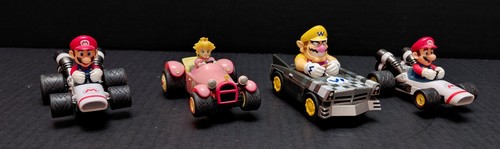 Mario Kart Carrera Go 1:43 Slot Car - Lot of 4 - Wario Peach & Mario X 2
