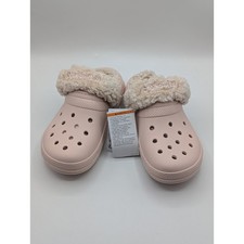 Crocs Classic Fleece Lined Clogs Slip-On Shoes Women's Size 6 NWT