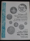 5/3/96 CRAIG A WHITFORD COIN AUCTON CATALOG * MICHIGAN NUMISMATIC 40th ANNIV. — photo 1