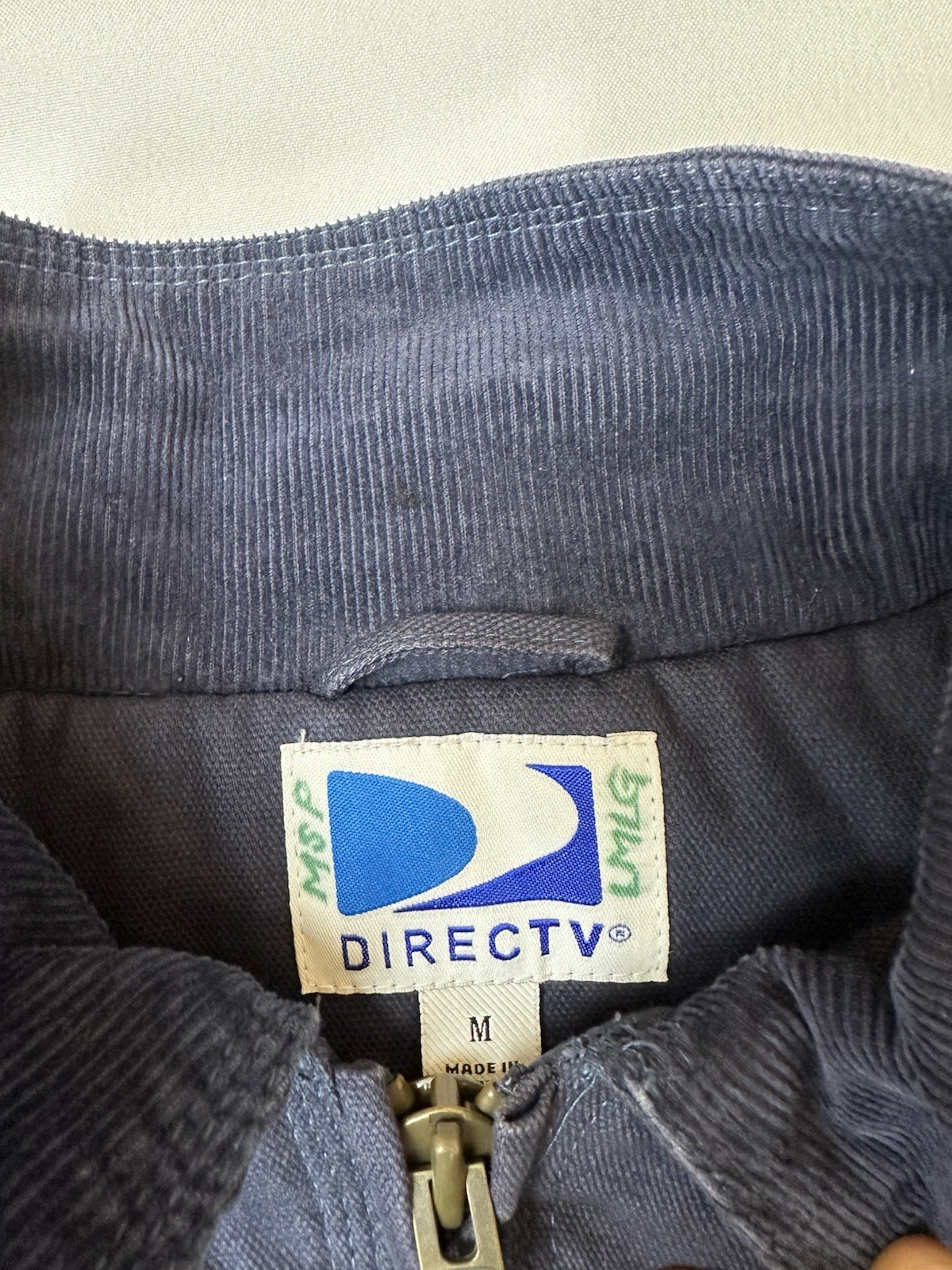 DirecTV Work Jacket Quilted Lined Reflective Men’… - image 5