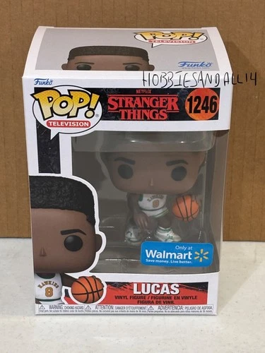 Funko Stranger Things !! 1246 Lucas Sinclair Basketball Walmart New Exclusive !