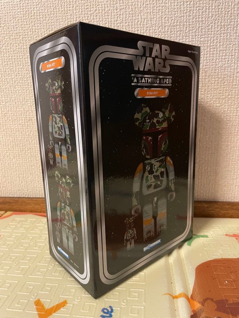 Be@rbric A Bathing Ape Bape Star Wars Boba Fett 400 & 100% set