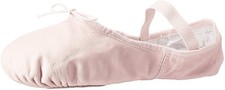 Dance Women's Dansoft Split Sole Leather Ballet Slipper/Shoe, Theatrical Pink...