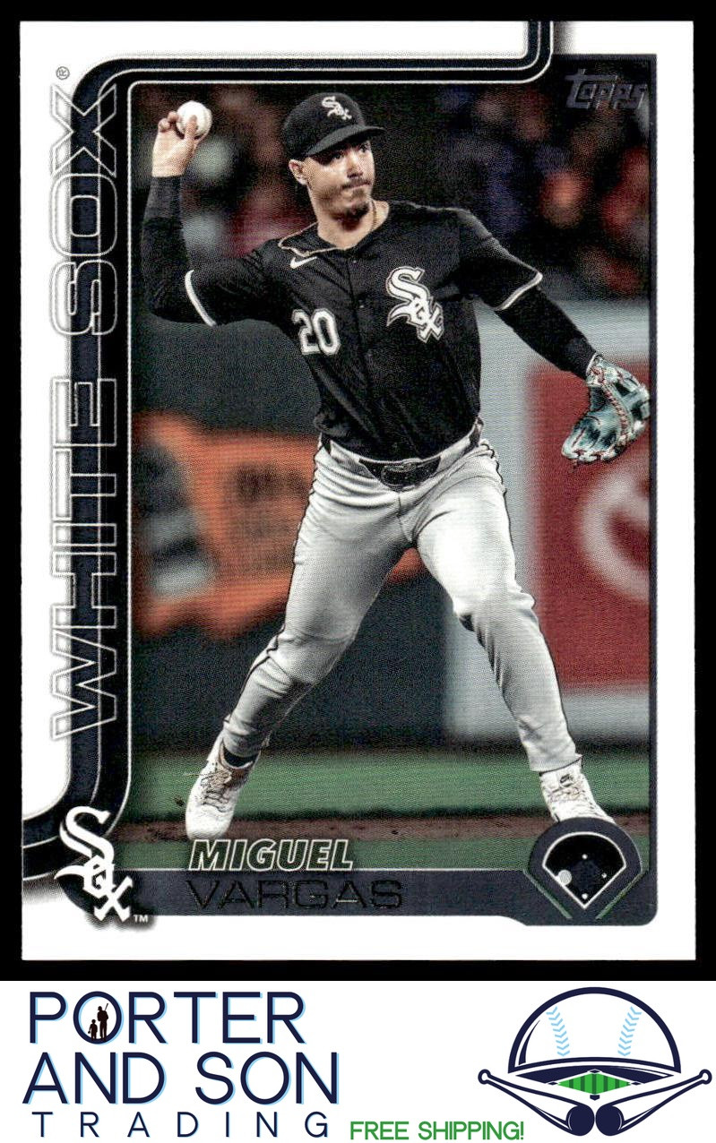 Miguel Vargas 2025 Topps Series 1 #190 Chicago White Sox MLB Card