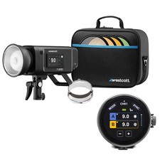 Westcott FJ800 800W Strobe with FJ Pro AC/DC Battery w/ WESTCOTT FJ-T1 M MULTI-B