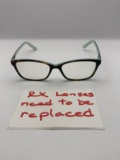 Ralph Lauren Eyeglasses RA7044 601 52-16-135 Green Tortoise Cat Eye Frame Womens