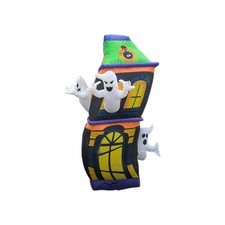 9ft Gemmy Airblown Inflatable Halloween Ghost House 0999600 Works 