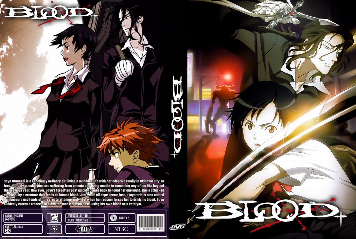 Blood+ Plus Complete Anime Series Episode 1-50 English Audio | eBay