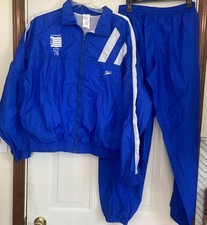 Vintage Y2K Speedo Tracksuit Swim Coverup Men s XL Windbreaker ,Lg Pants Blue