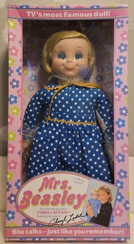 Mattel 1967 Family Affair Mrs. Beasley Doll Apron Vintage