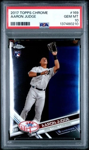 2017 Topps Chrome Aaron Judge #169 RC New York Yankees PSA 10