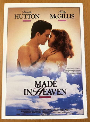 Made in Heaven - Filmkarte Filmplakatkarte Cinema- Timothy Hutton Kelly McGillis