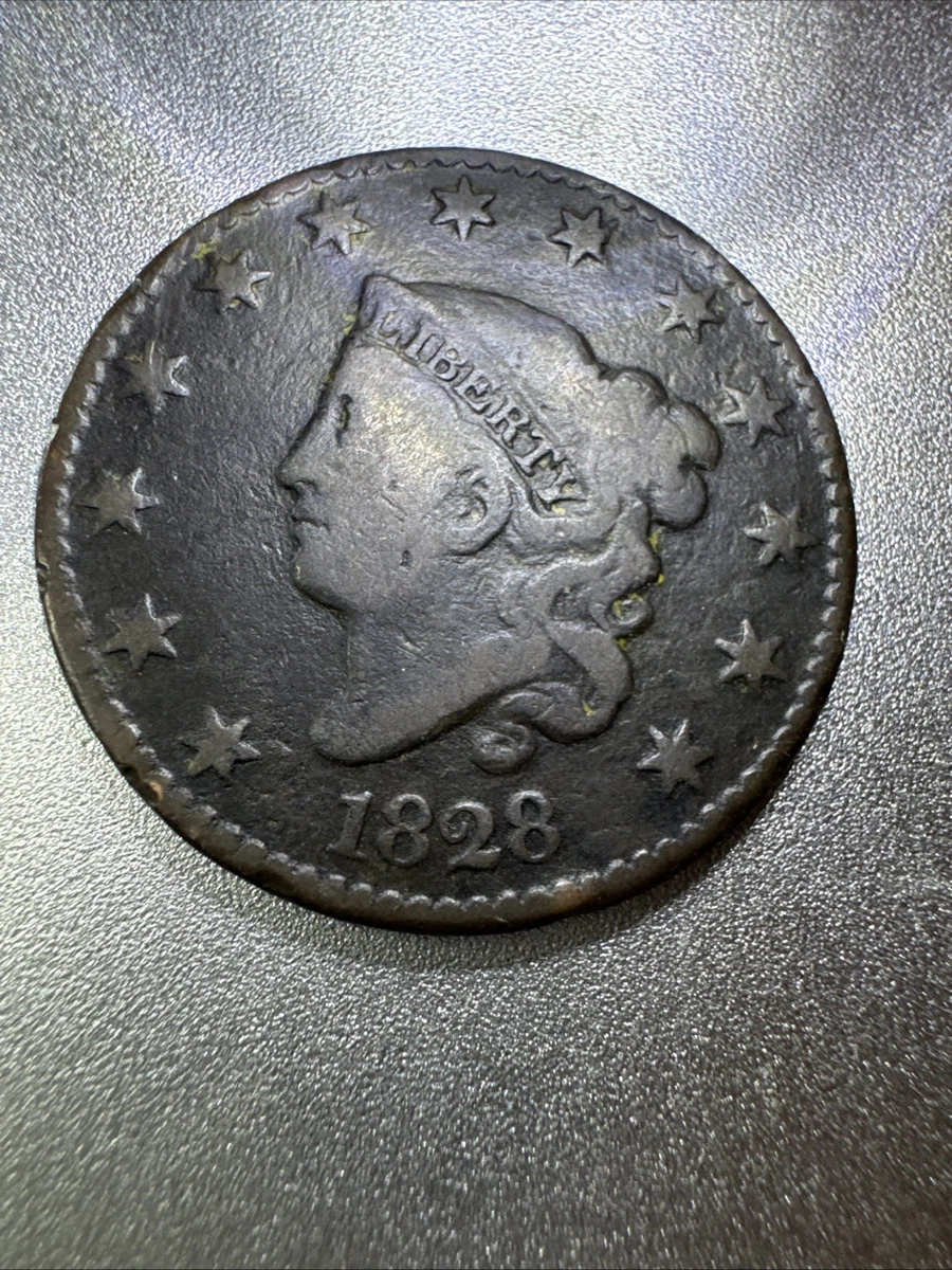 1828 Year Coronet Head US Large Cents (1816-1839) for sale | eBay