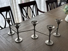 Pottery Barn Adjustable Candelabra 5 Pillar Candle Holder