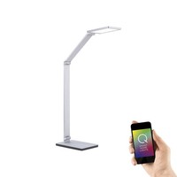 Led Tischleuchte Smart Home Dimmbar Silber Fernbedienung Warmweiß Cct