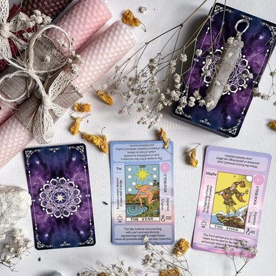 IXIGER Tarotkarten mit Bedeutungen dazu, Tarotkarten und Buch für Anfänger S...