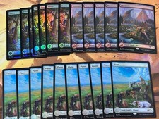 Dog Cat Basic Land Set Sld Plain Mountain Forest No.MM794