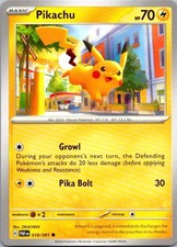 Pikachu 018/091 Pokemon Destino Paldeo Comune Quasi Nuovo