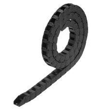 R28 10x11mm Drag Chain Cable Carrier Open Type 1 Meter with End Connectors