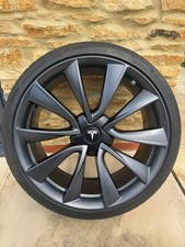 GENUINE TESLA MODEL 3 PERFORMANCE 20" TURBINE ALLOY WHEEL GREY 8.5J 1044227-00-D