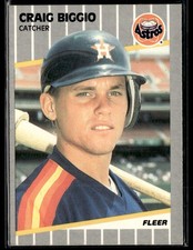 1989 Fleer #353 Craig Biggio RC Rookie Baseball Card 0302L. rookie card picture