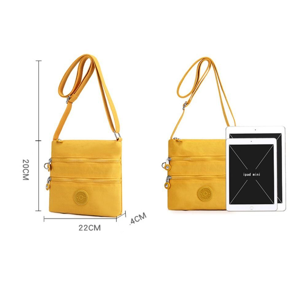 Nylon Fabric Shoulder Bag Small Messenger Bag Casual Crossbody Bag