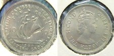 British Caribbean Territories  10 Cents Coin 1964