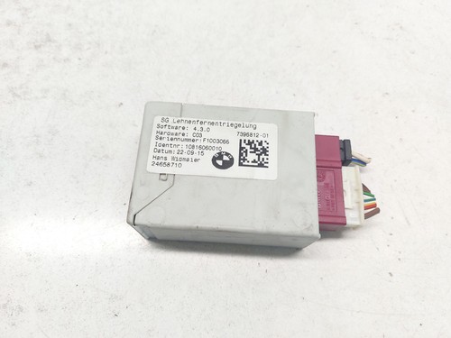 BMW 2ER TOURER F45 2015 RÜCKSITZLEHNE STEUERGERÄT STEUERGERÄT ECU 7396812