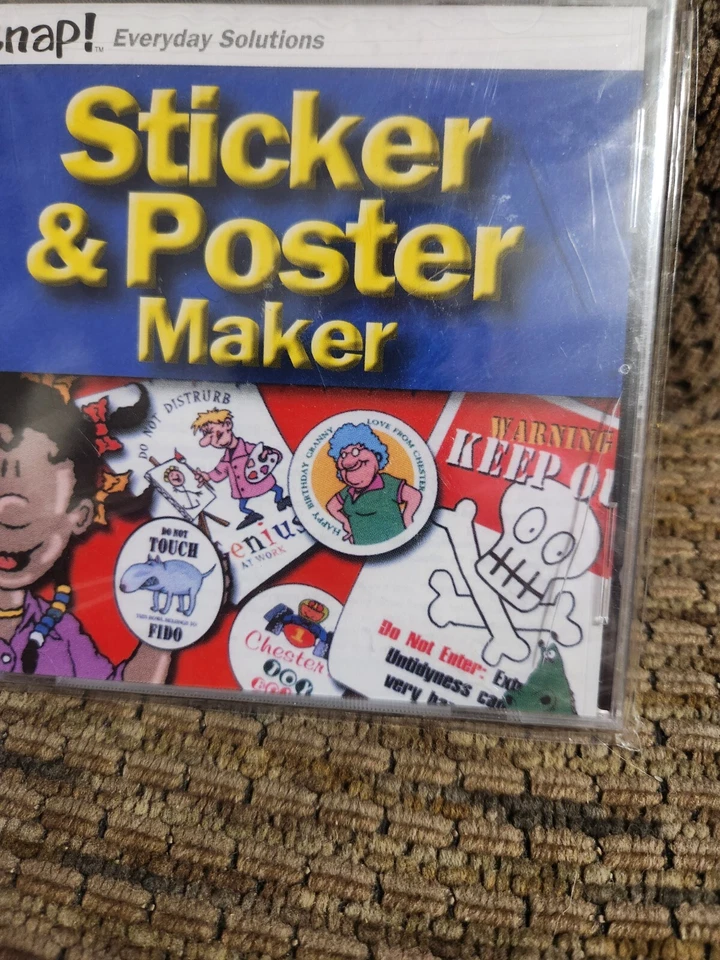 Vintage Snap! Sticker And Poster Maker Software Topics Entertainment 2001 - Image 3 of 4