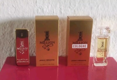 PACO RABANNE 1 MILLION COLOGNE + 1 MILLION Eau de Toilette Set RARITÄT 