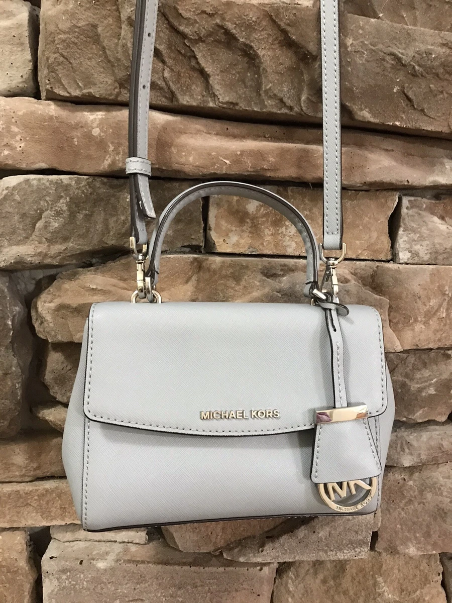 MICHAEL KORS Ava Extra-Small Saffiano Leather Crossbody - PARTLY CLAUDY