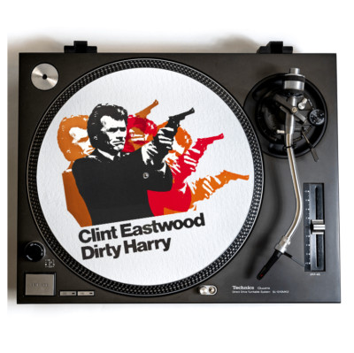CLINT EASTWOOD as Dirty Harry Vinyl Turntable Slipmat 12'' DJ Slip Mat movies