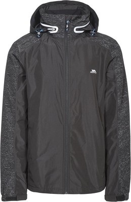 Trespass Herren Jacke Fahrradjacke Regenjacke Outdoor Sport, Prominent, Grau, L