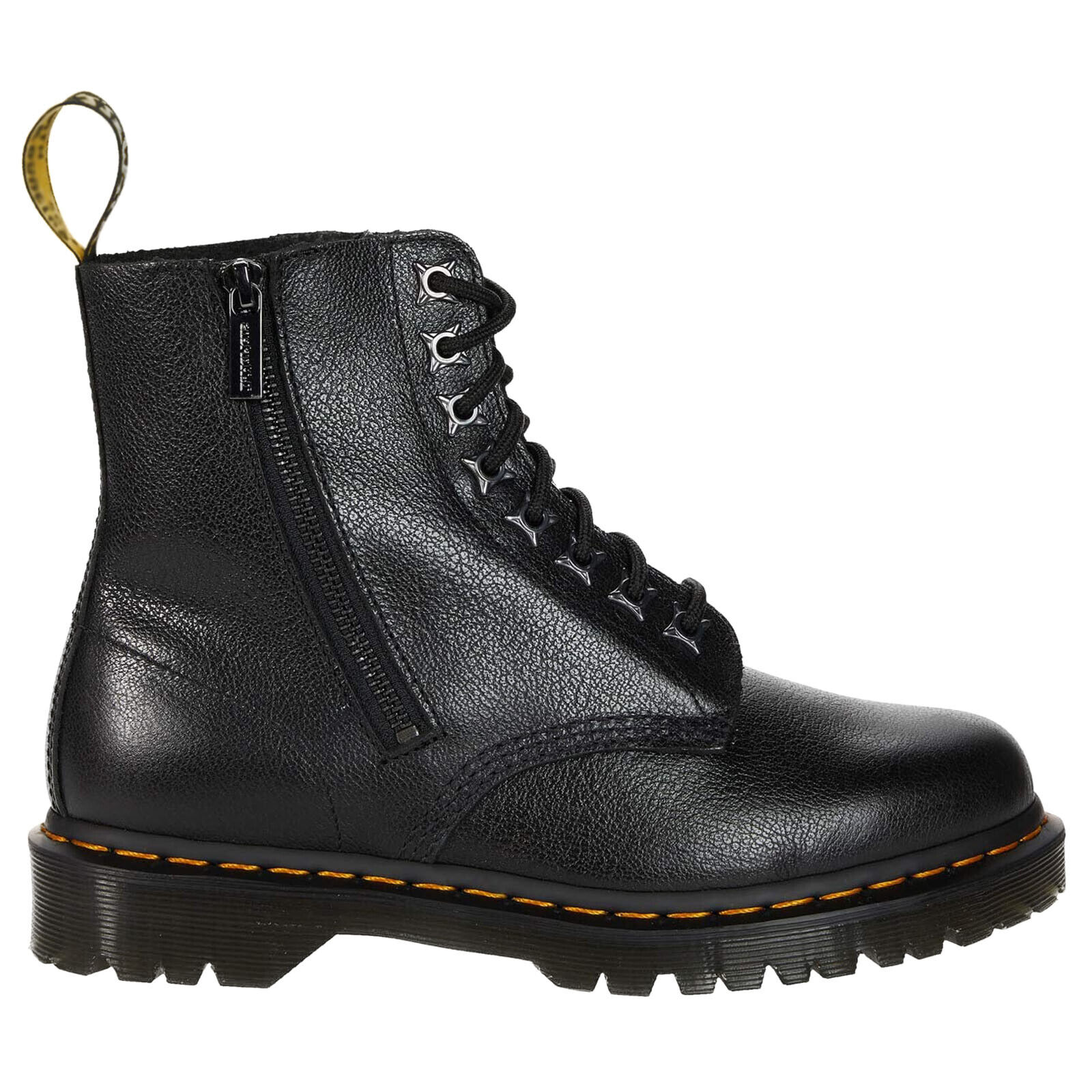Dr. Martens Unisex Boots 1460 Pascal Zip Casual Ankle Lace-Up Zip-Up Leather