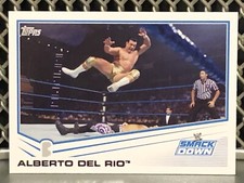 2013 Topps Alberto Del Rio Wrestling Card wwe #45 Smack Down AAA CMLL TNA