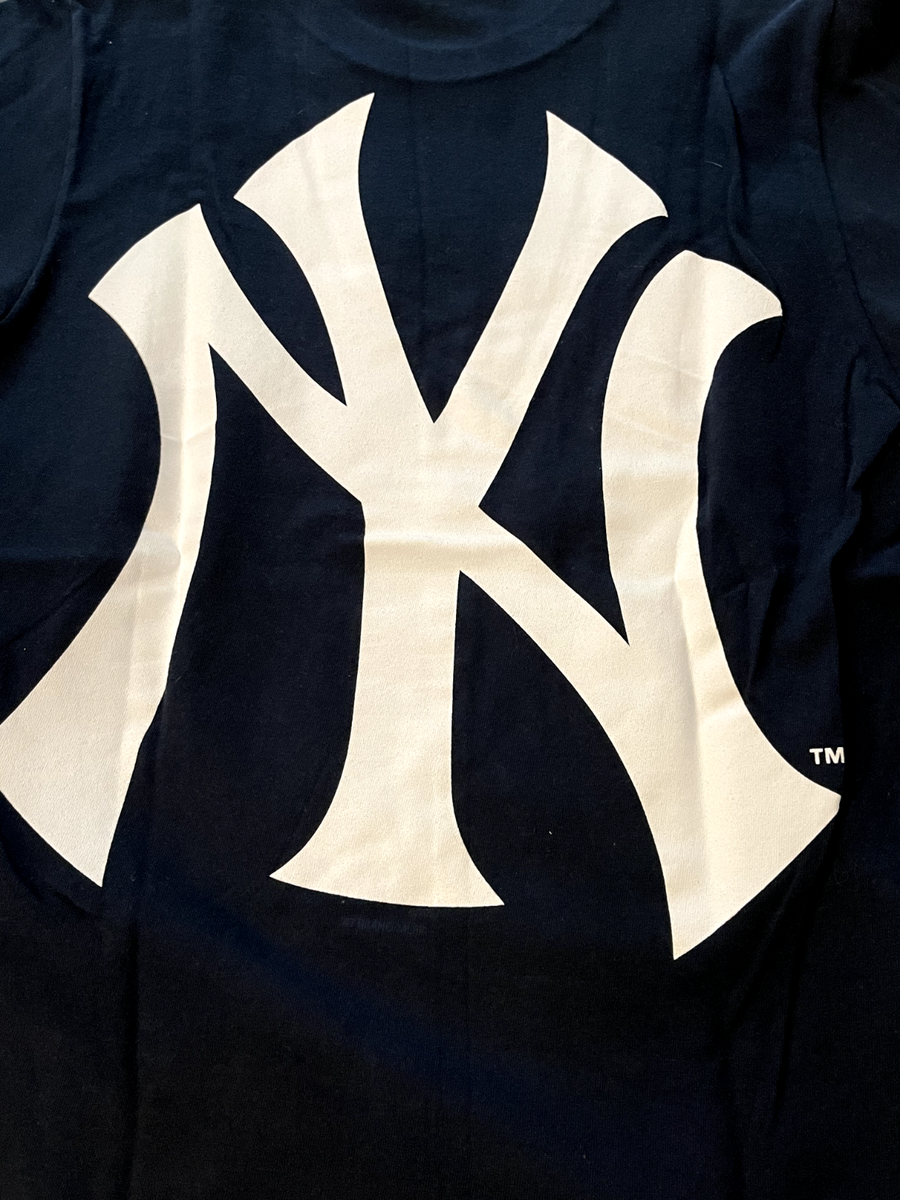 Supreme SS15 New York Yankees Box Logo Tee Navy Size Small 100