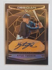 2019 Obsidian Autograph Orange Etch Prizm Kyle Tucker RC, S/N: 05/10