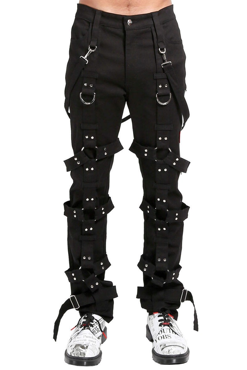 Tripp NYC Harness Pants [Black] Goth, Mall Goth