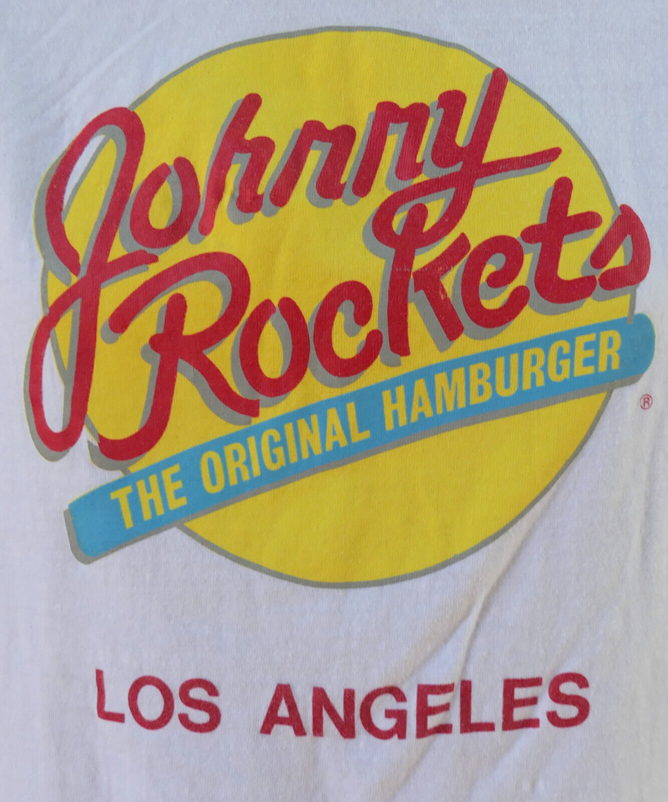 80's Vintage JOHNNY ROCKETS Los Angeles T Shirt M… - image 1