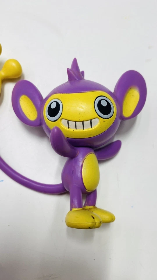 🔆 Figura de acción Pokémon AIPOM JAKKS 4" 2007 coleccionables mono de bolsillo casi nuevo Foto 4 de 4
