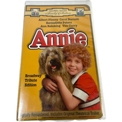 NEW*SEALED* ANNIE 1982/1997 VHS Broadway Tribute Edition Clamshell Little Orphan